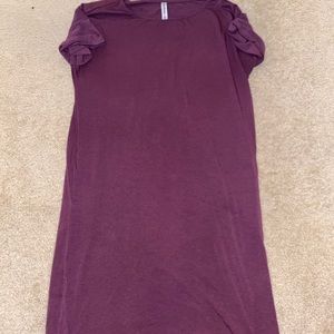 Tshirt Dress Plum